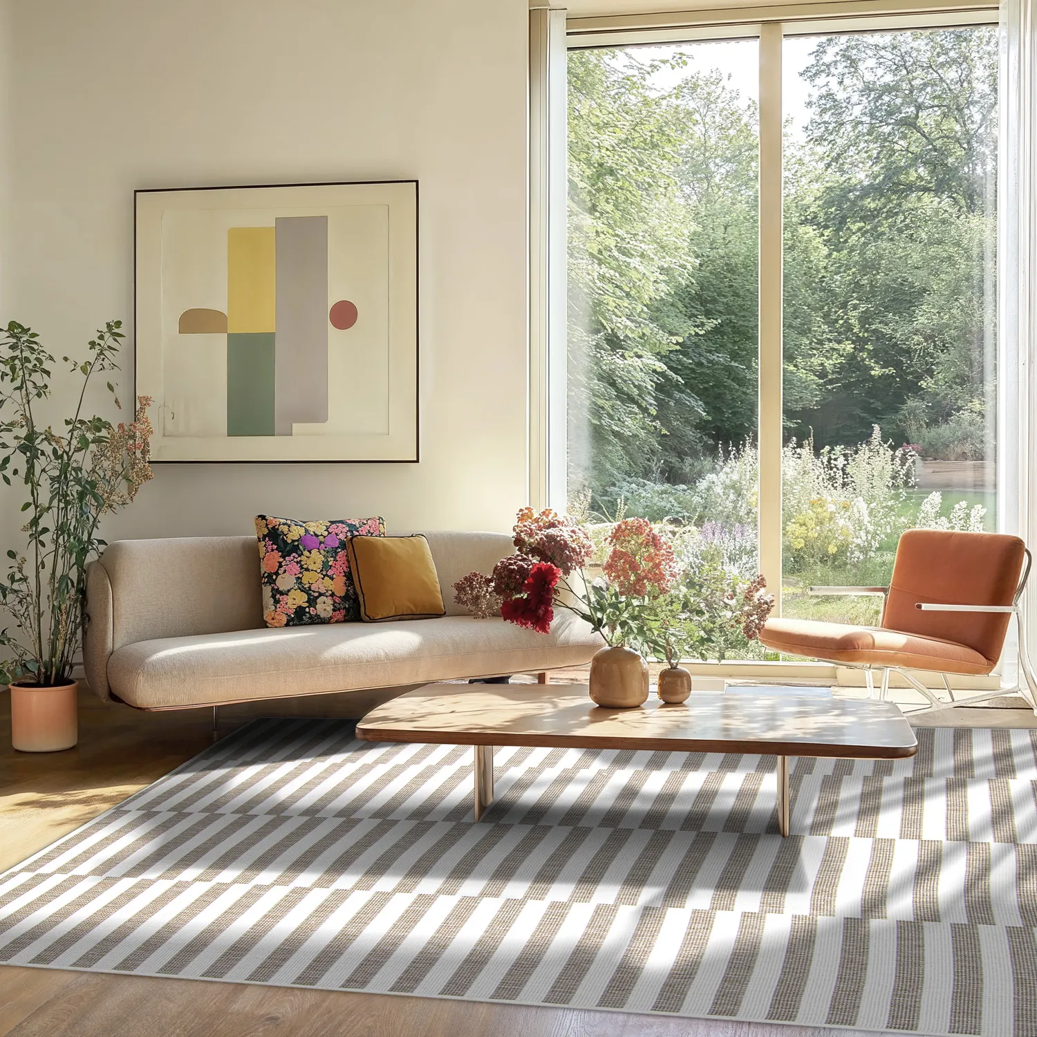 Vloerkleden voor binnen en buiten - Otto (beige)