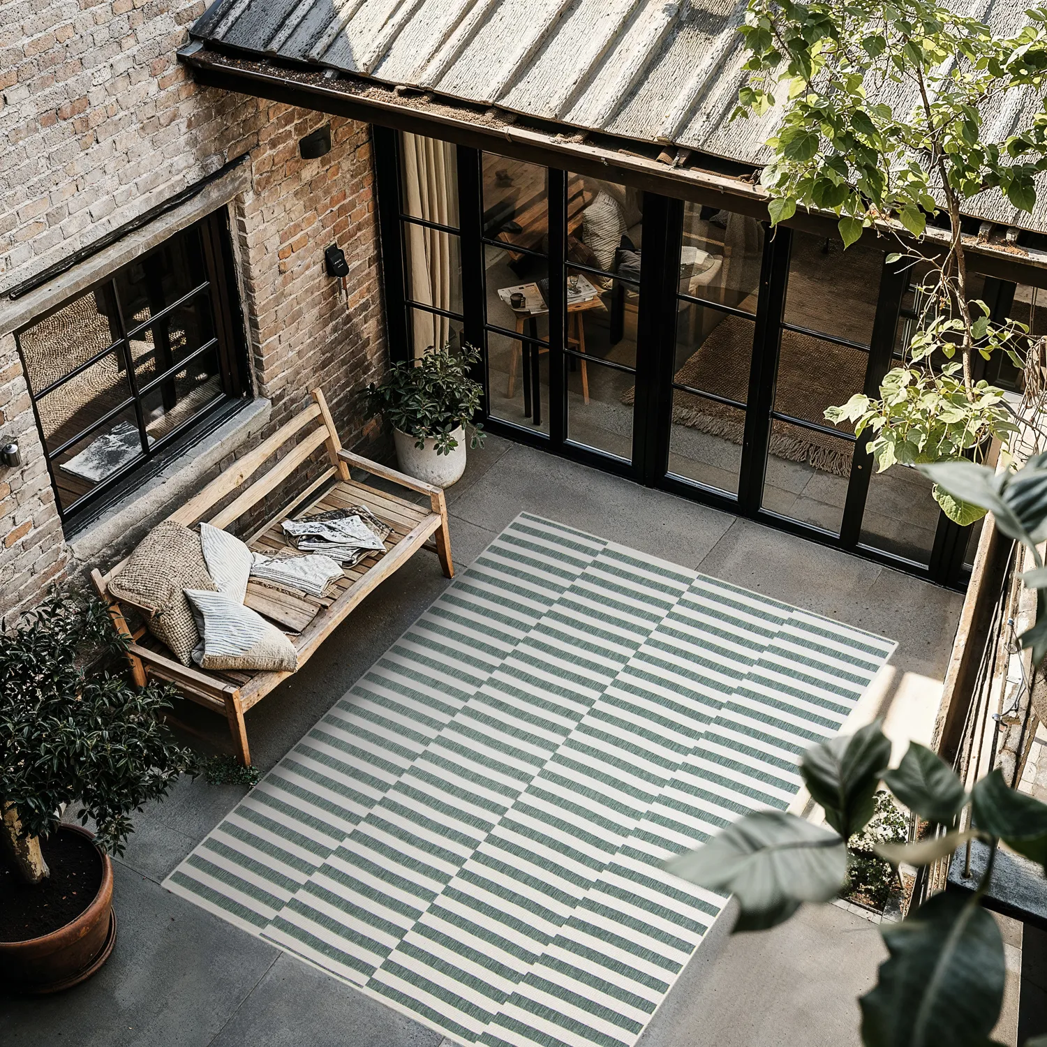 Vloerkleden voor binnen en buiten - Otto (groen)