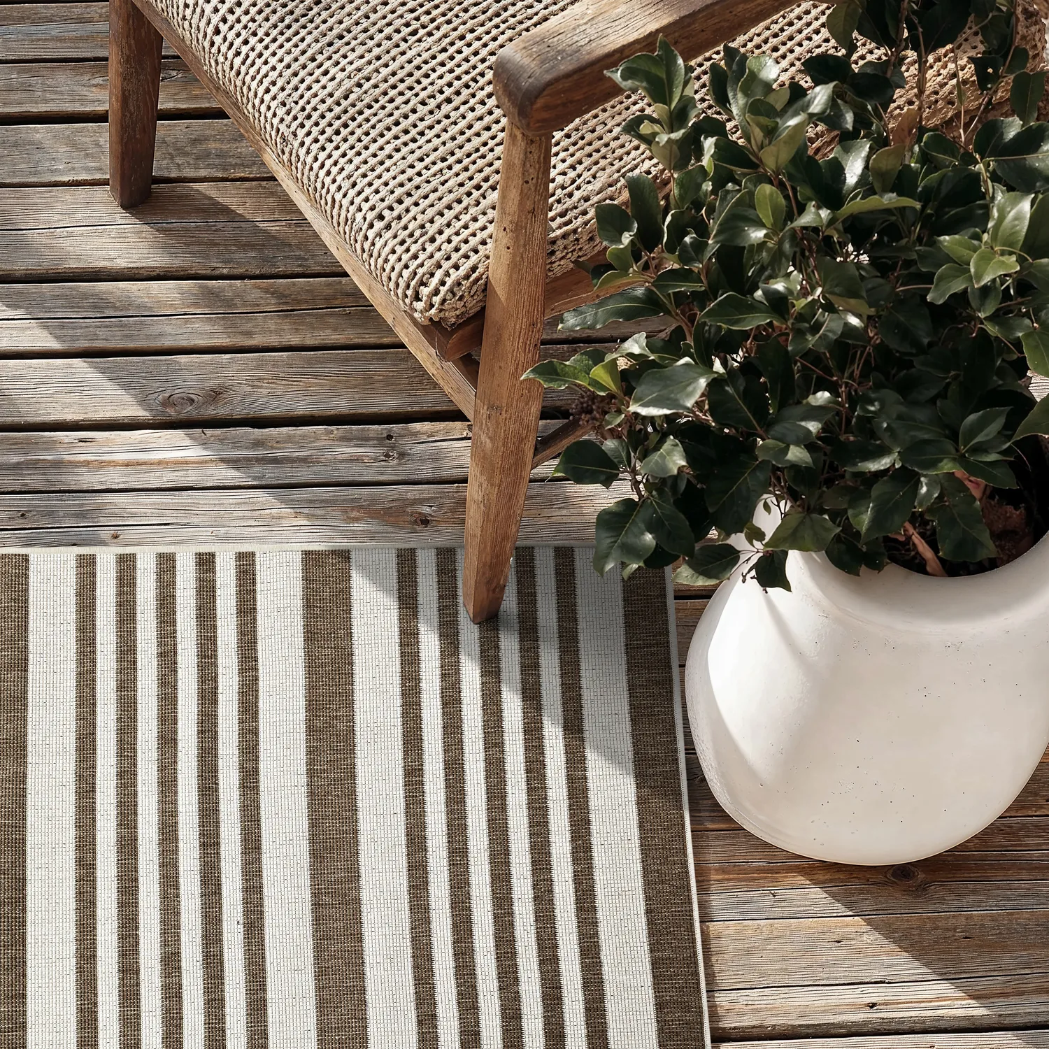 Vloerkleden voor binnen en buiten - Riley (beige)