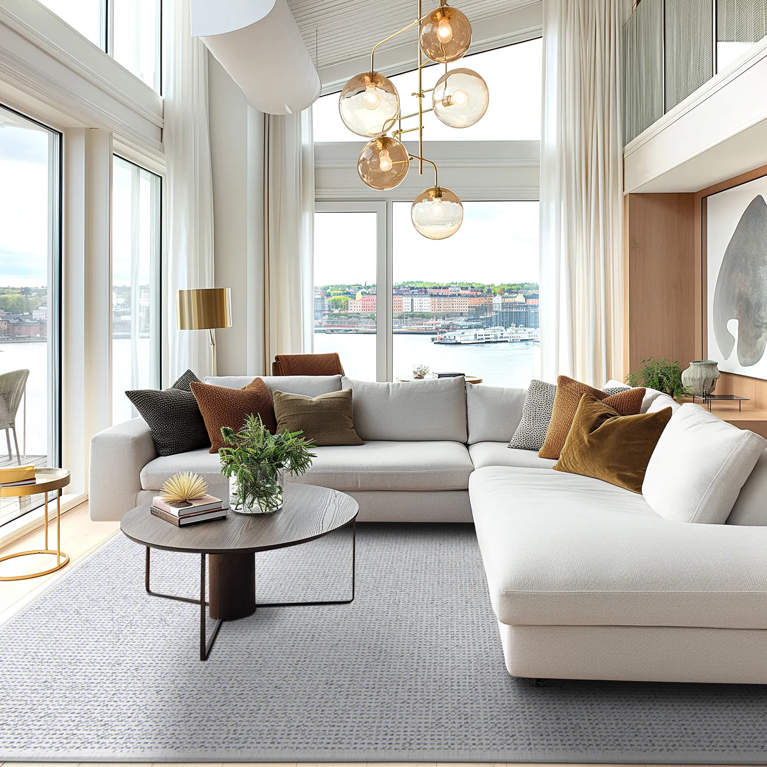 Vloerkleden voor binnen en buiten - Tromsø (zilver)