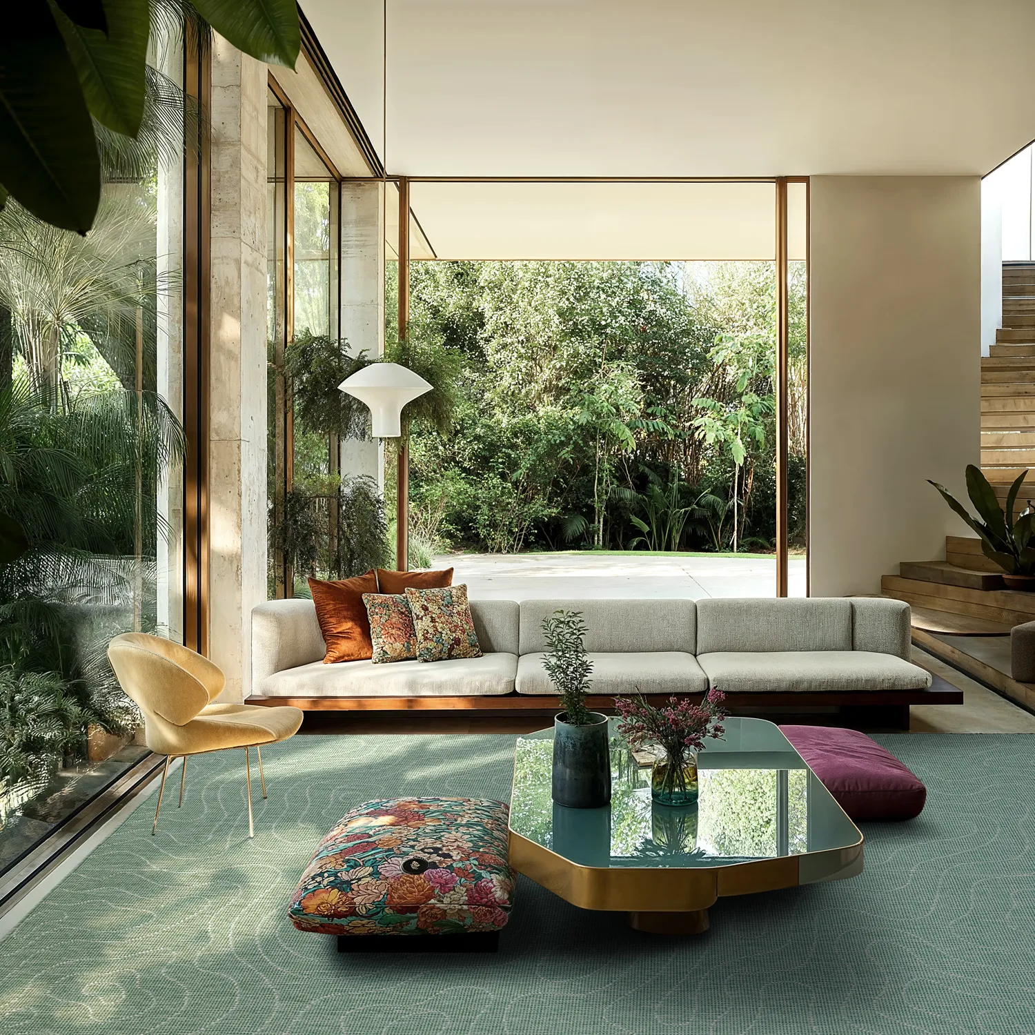 Vloerkleden voor binnen en buiten - Thurman (groente)