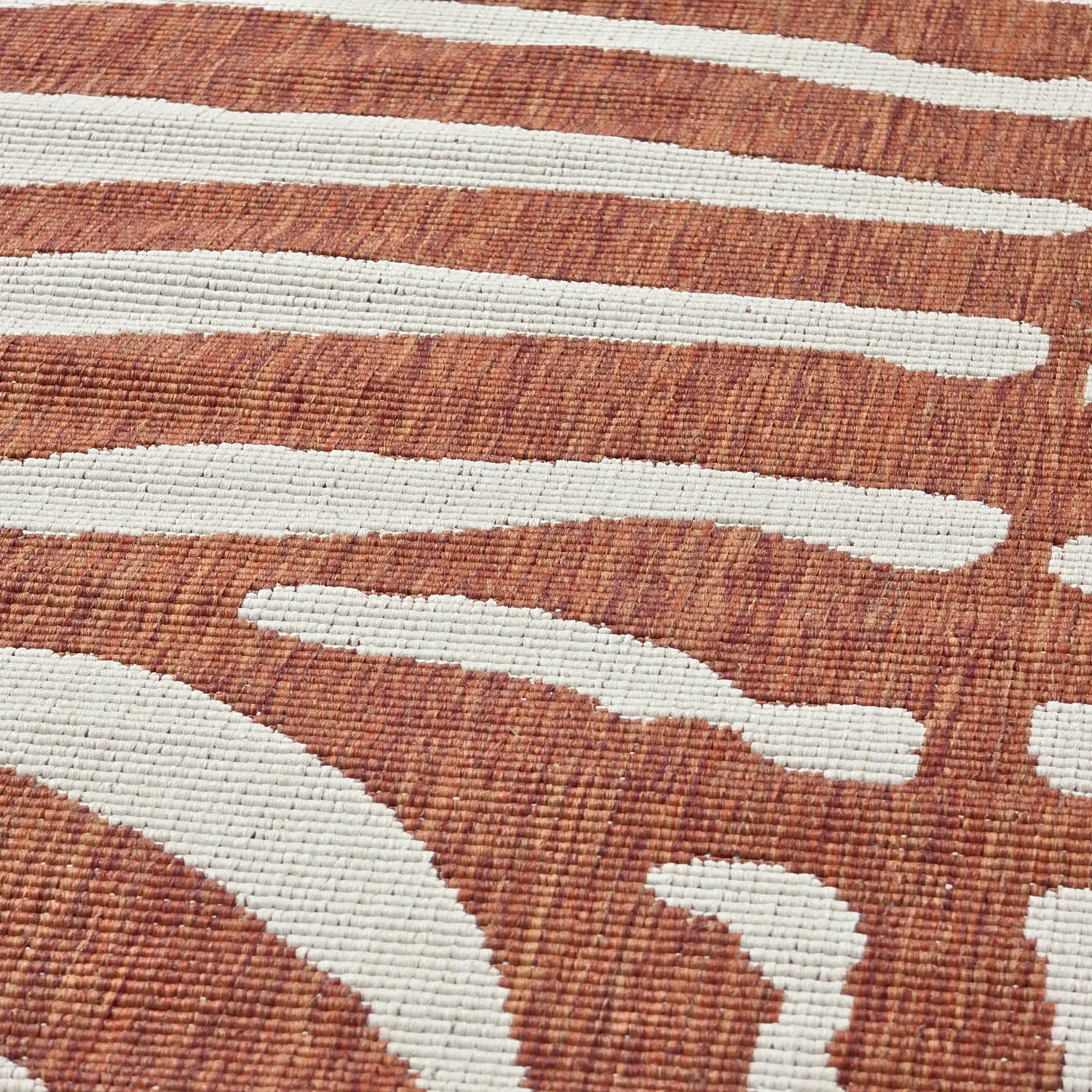 Vloerkleden voor binnen en buiten - Winona (oranje)