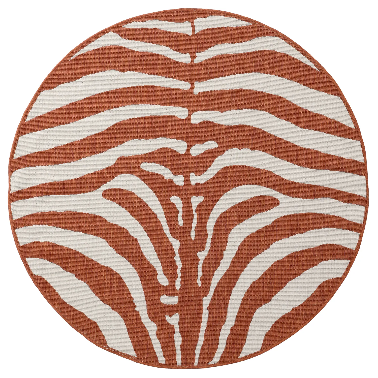 Rond vloerkleed - Indoor/Outdoor Winona (oranje)