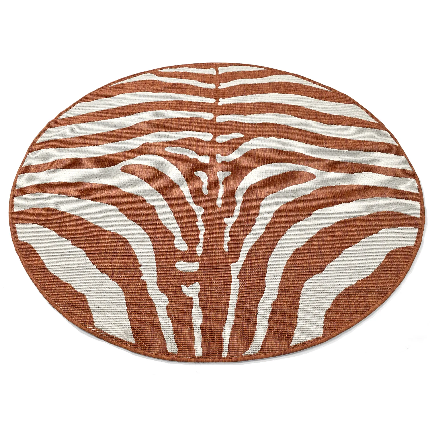 Rond vloerkleed - Indoor/Outdoor Winona (oranje)