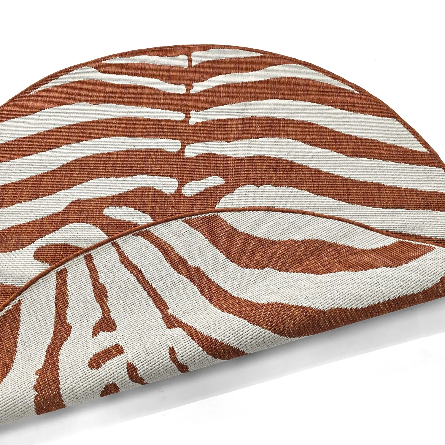 Rond vloerkleed - Indoor/Outdoor Winona (oranje)