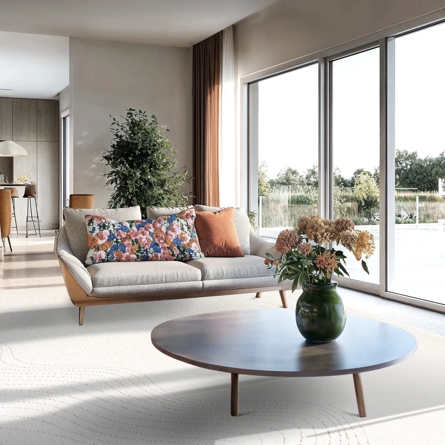 Vloerkleden voor binnen en buiten - Zelmare (gebroken wit)