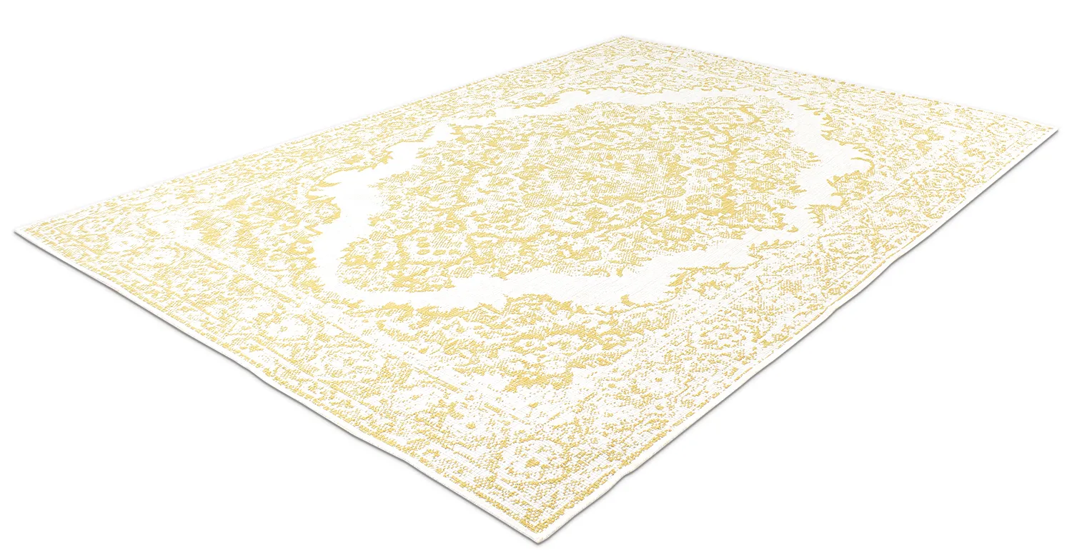 Vloerkleden voor binnen en buiten - Boyd (geel)