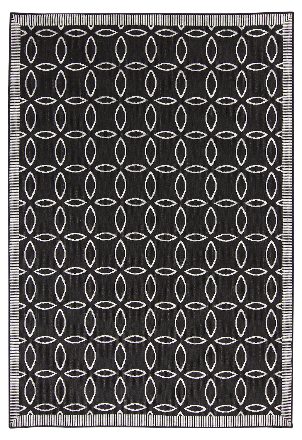 Vloerkleden voor binnen en buiten - Dewey (zwart)