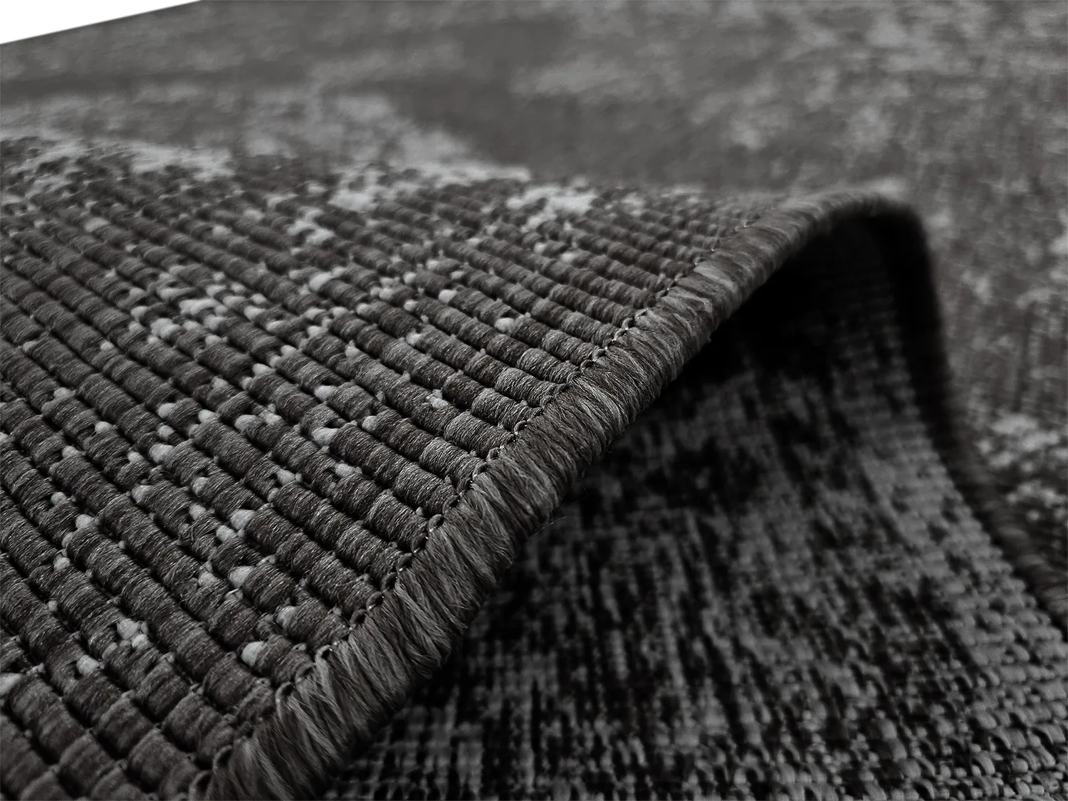 Vloerkleden voor binnen en buiten - Ellstin (zwart)