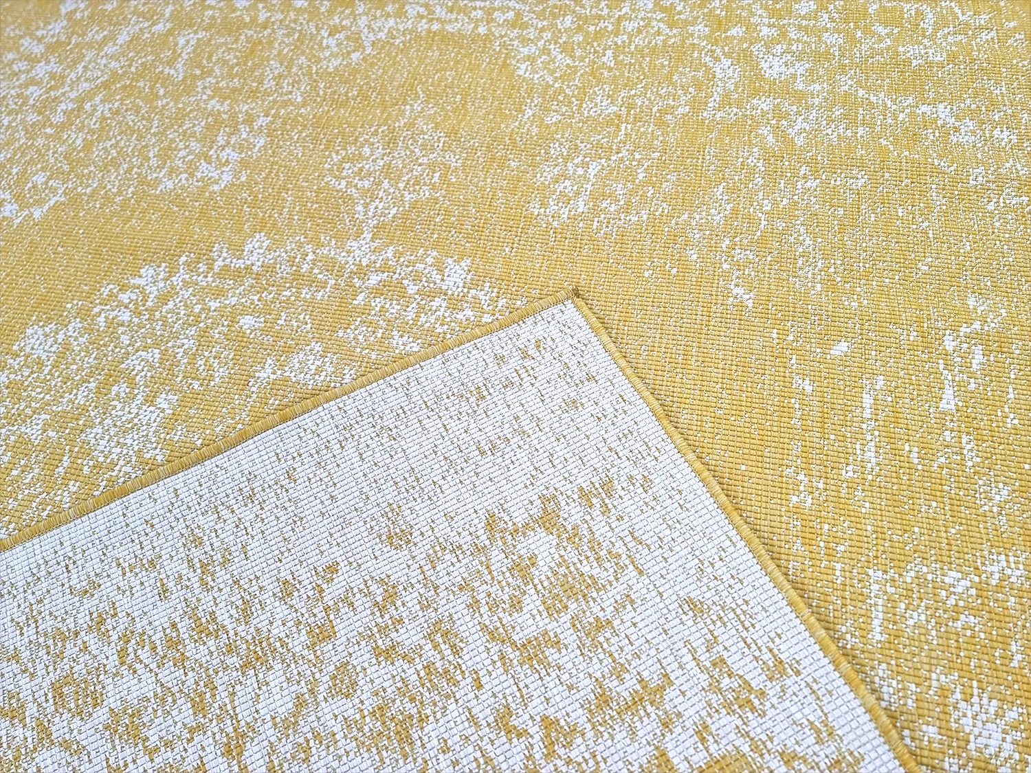 Vloerkleden voor binnen en buiten - Ellstin (geel)