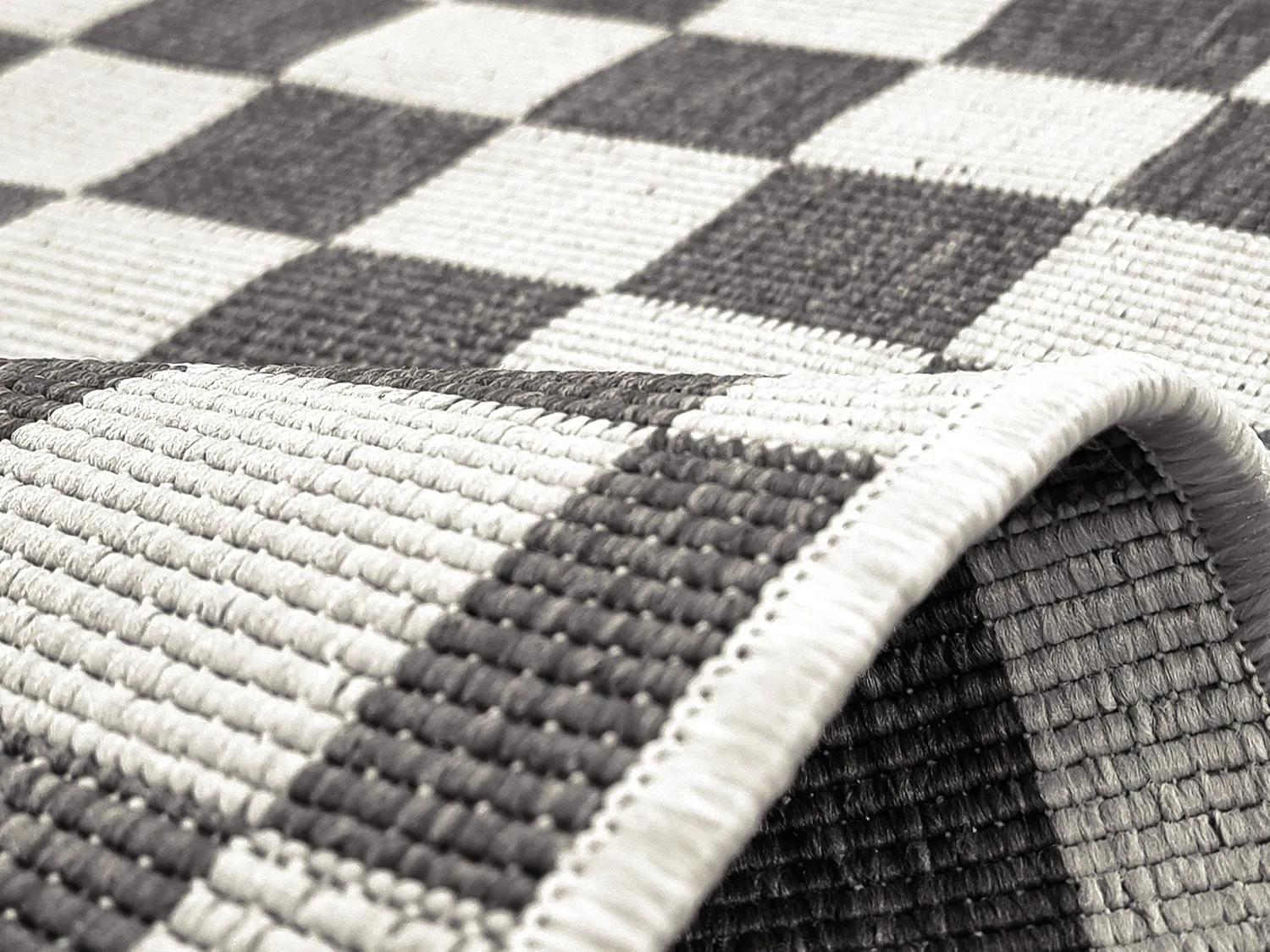 Vloerkleden voor binnen en buiten - Lucida (zwart)