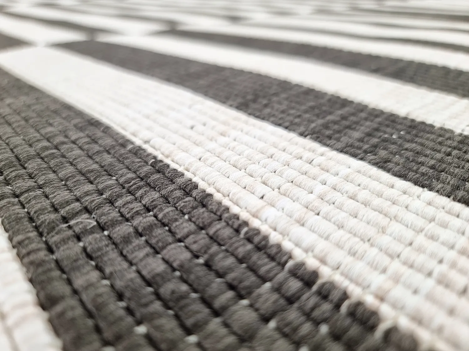 Vloerkleden voor binnen en buiten - Roscoe (zwart)