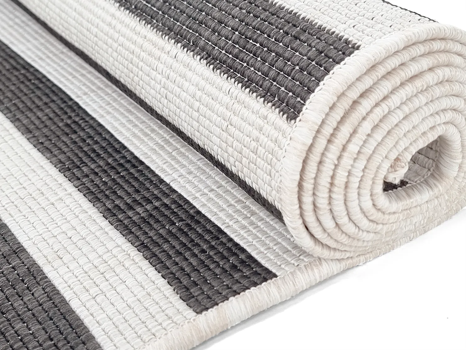 Vloerkleden voor binnen en buiten - Roscoe (zwart)