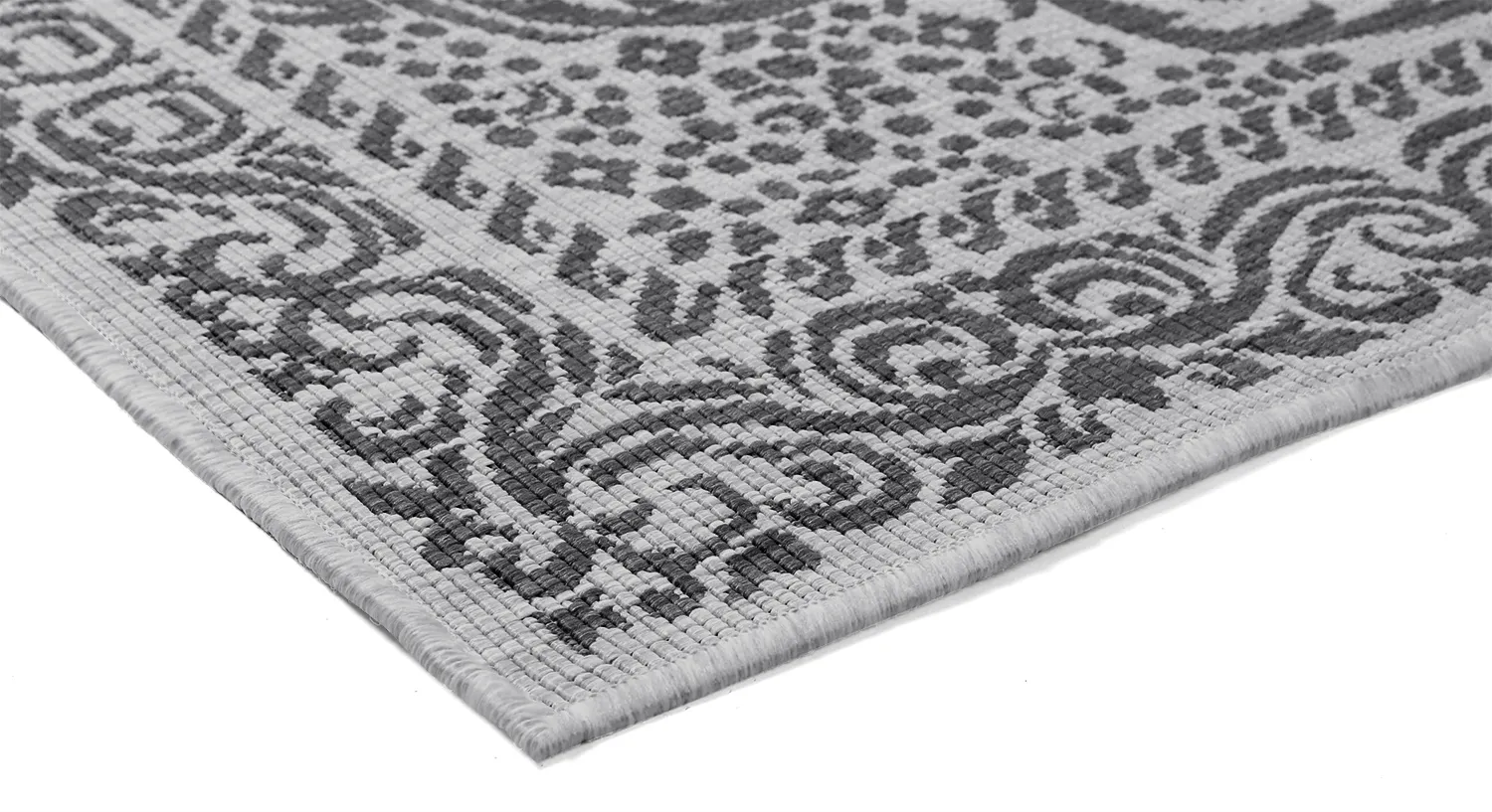 Vloerkleden voor binnen en buiten - Sylvaine (zwart)