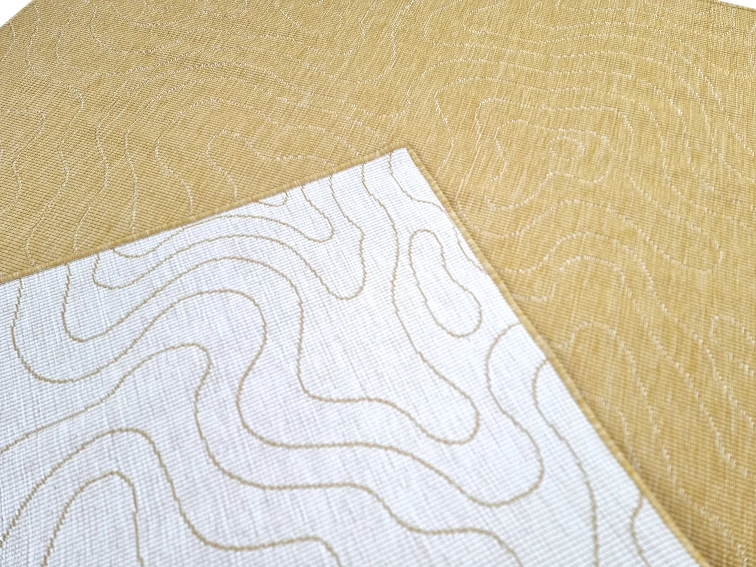 Vloerkleden voor binnen en buiten - Thurman (geel)