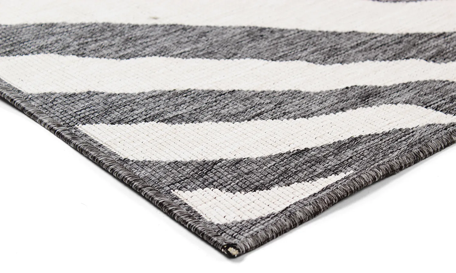 Vloerkleden voor binnen en buiten - Winona (zwart)