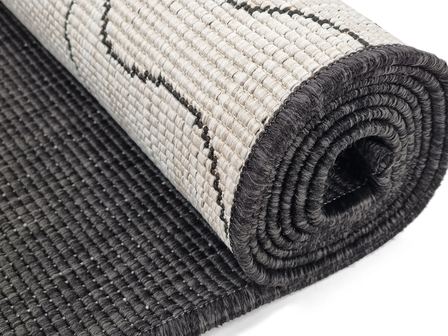 Vloerkleden voor binnen en buiten - Zelmare (zwart)