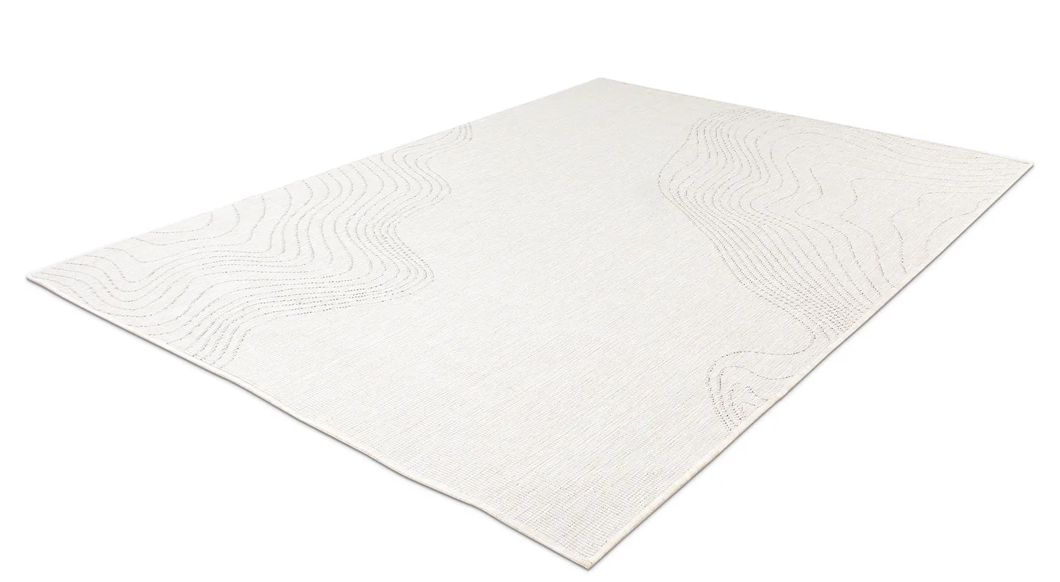 Vloerkleden voor binnen en buiten - Zelmare (gebroken wit)