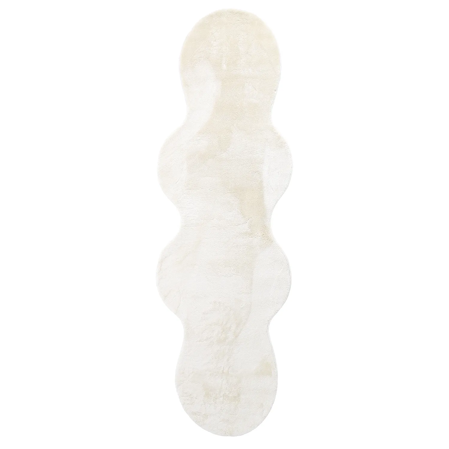 Golvend Loper Vloerkleed - Aranga Super Soft Fur (beige)