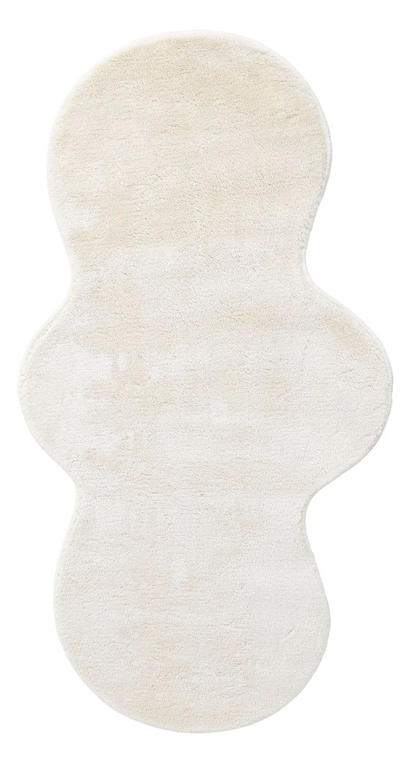 Golvend Loper Vloerkleed - Aranga Super Soft Fur (beige)