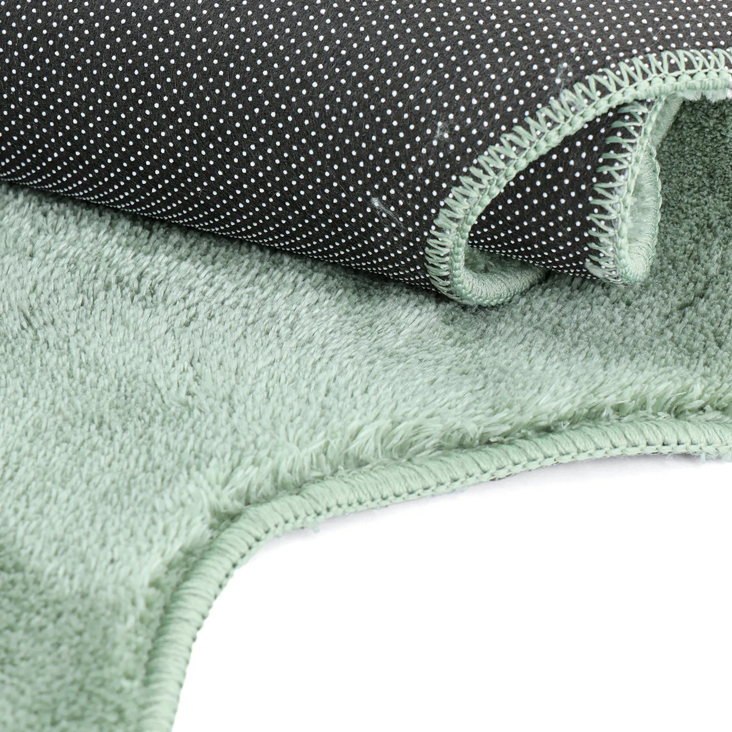 Golvend Loper Vloerkleed - Aranga Super Soft Fur (groente)