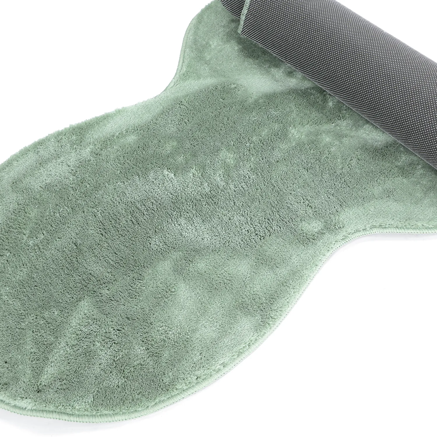 Golvend Loper Vloerkleed - Aranga Super Soft Fur (groente)