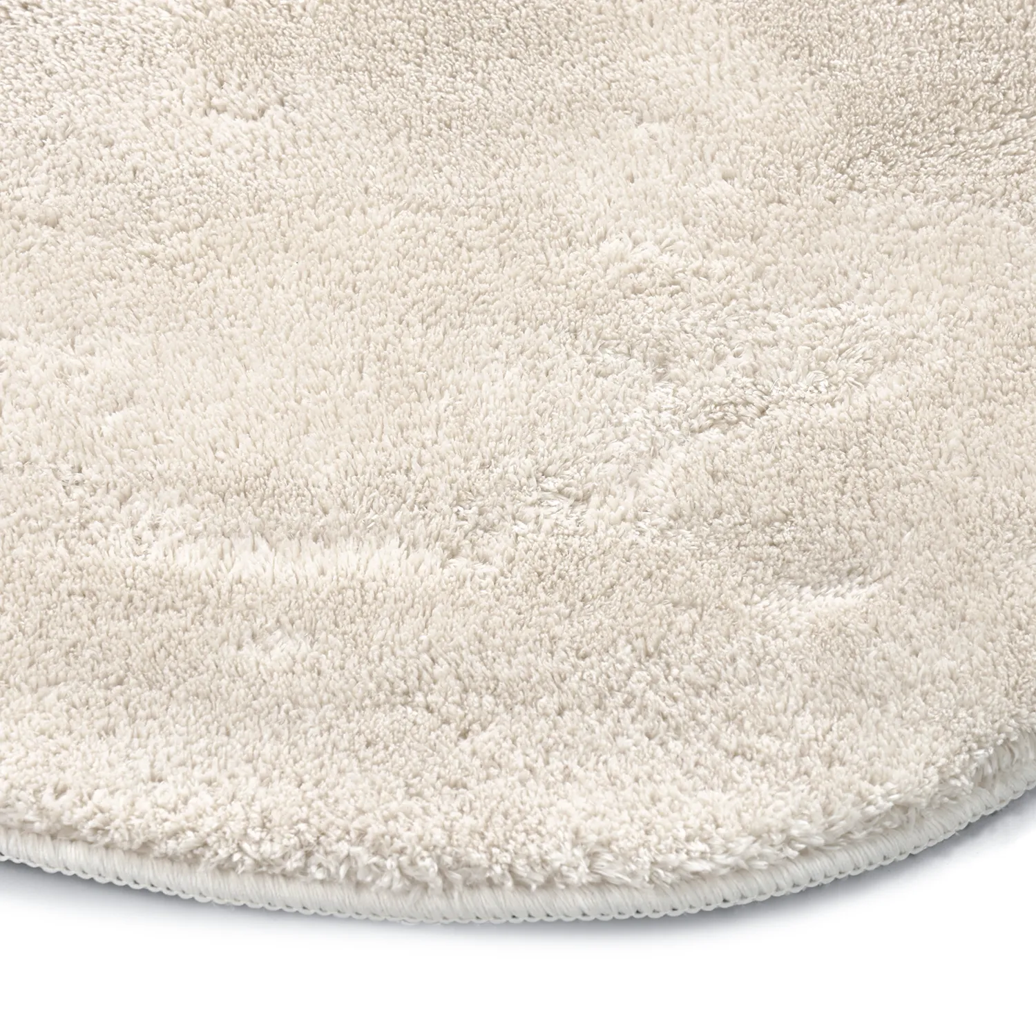 Rond Golvend Vloerkleed - Aranga Super Soft Fur (beige)