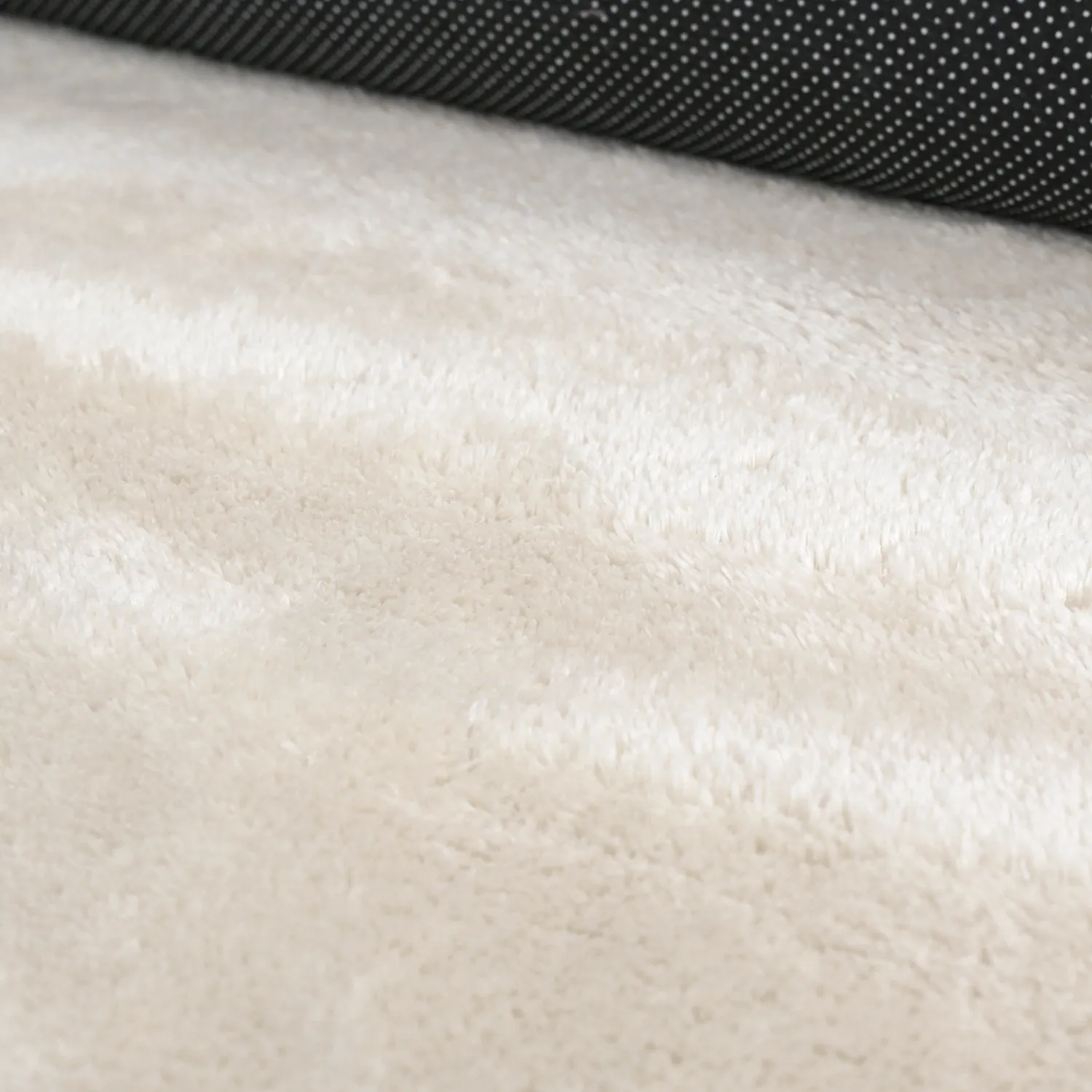 Rond Golvend Vloerkleed - Aranga Super Soft Fur (beige)