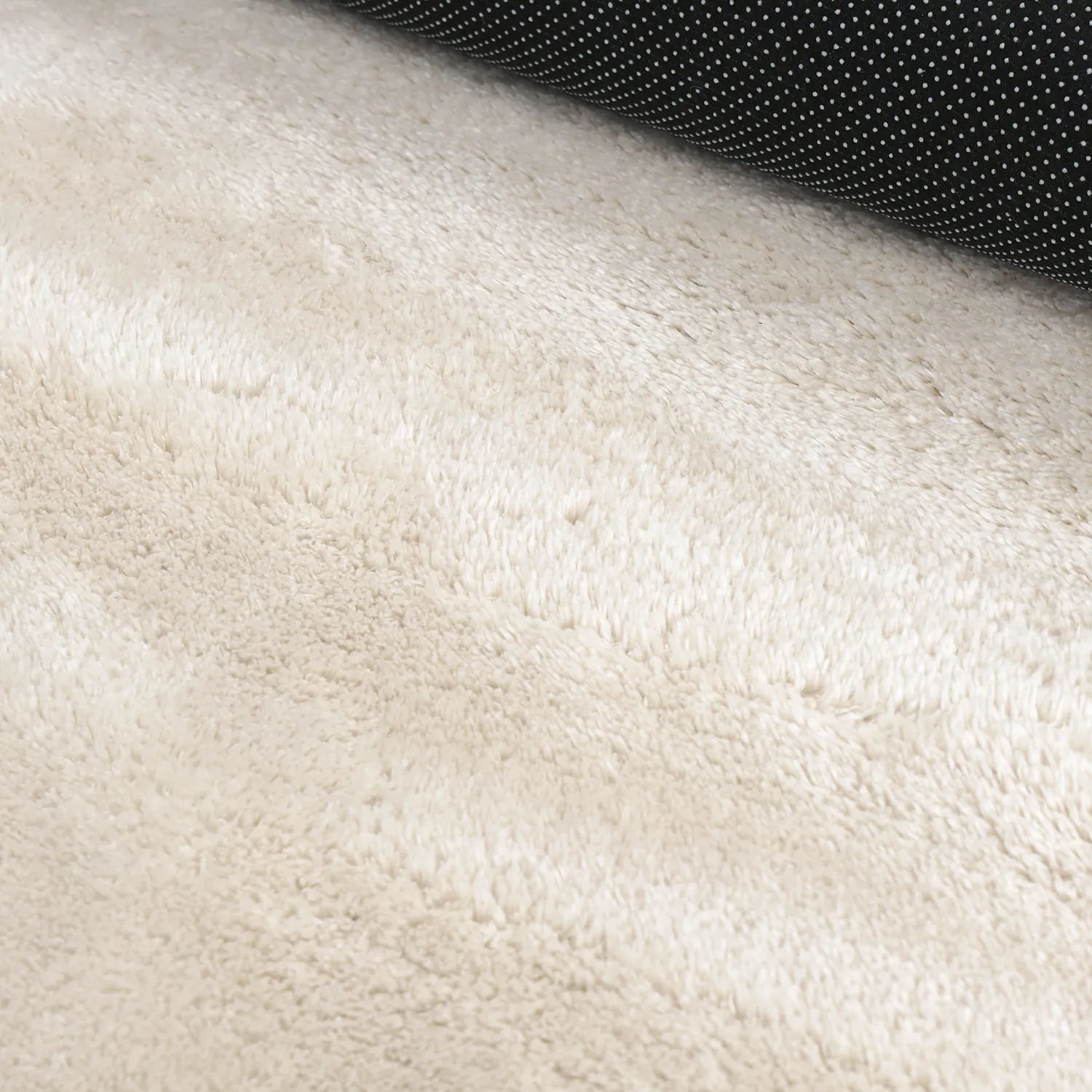 Rond Golvend Vloerkleed - Aranga Super Soft Fur (beige)