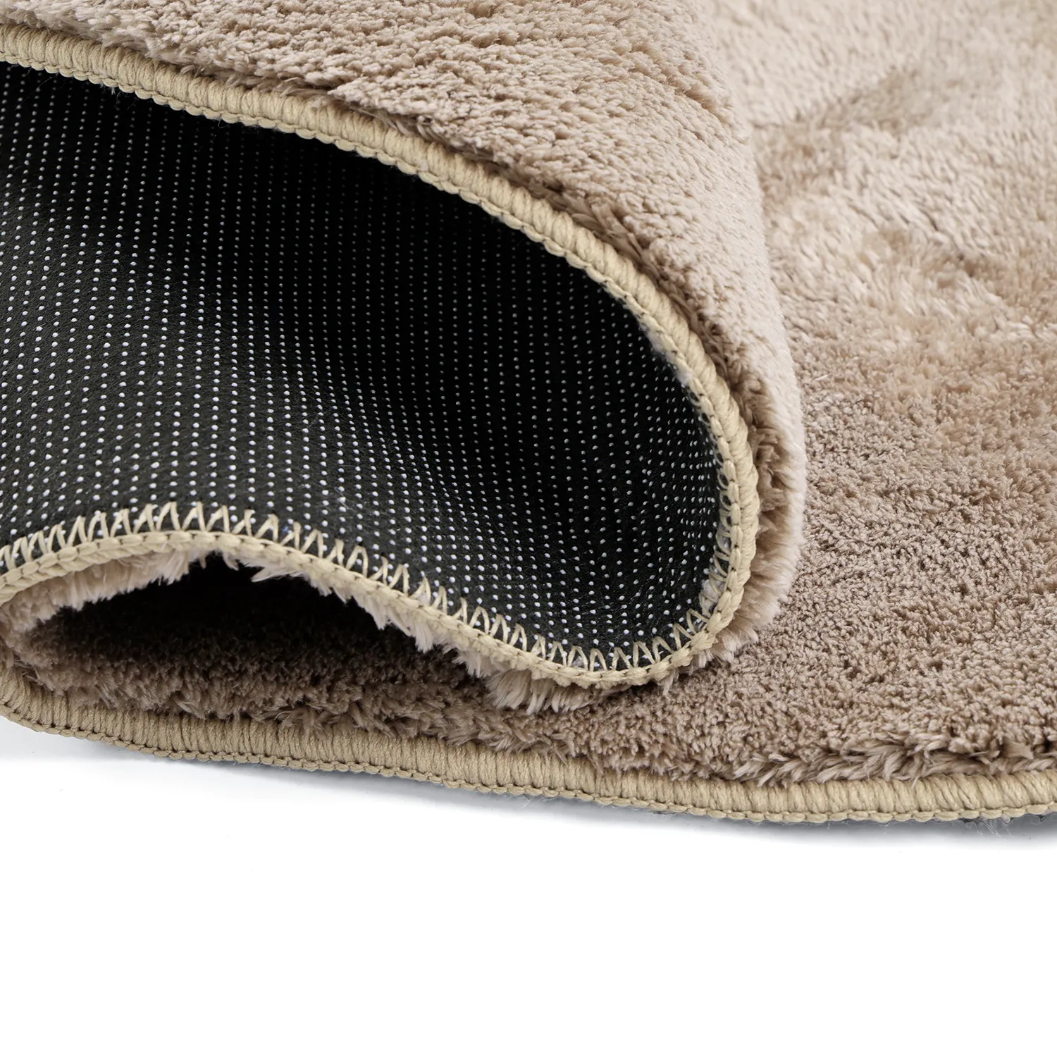 Rond Golvend Vloerkleed - Aranga Super Soft Fur (bruin)