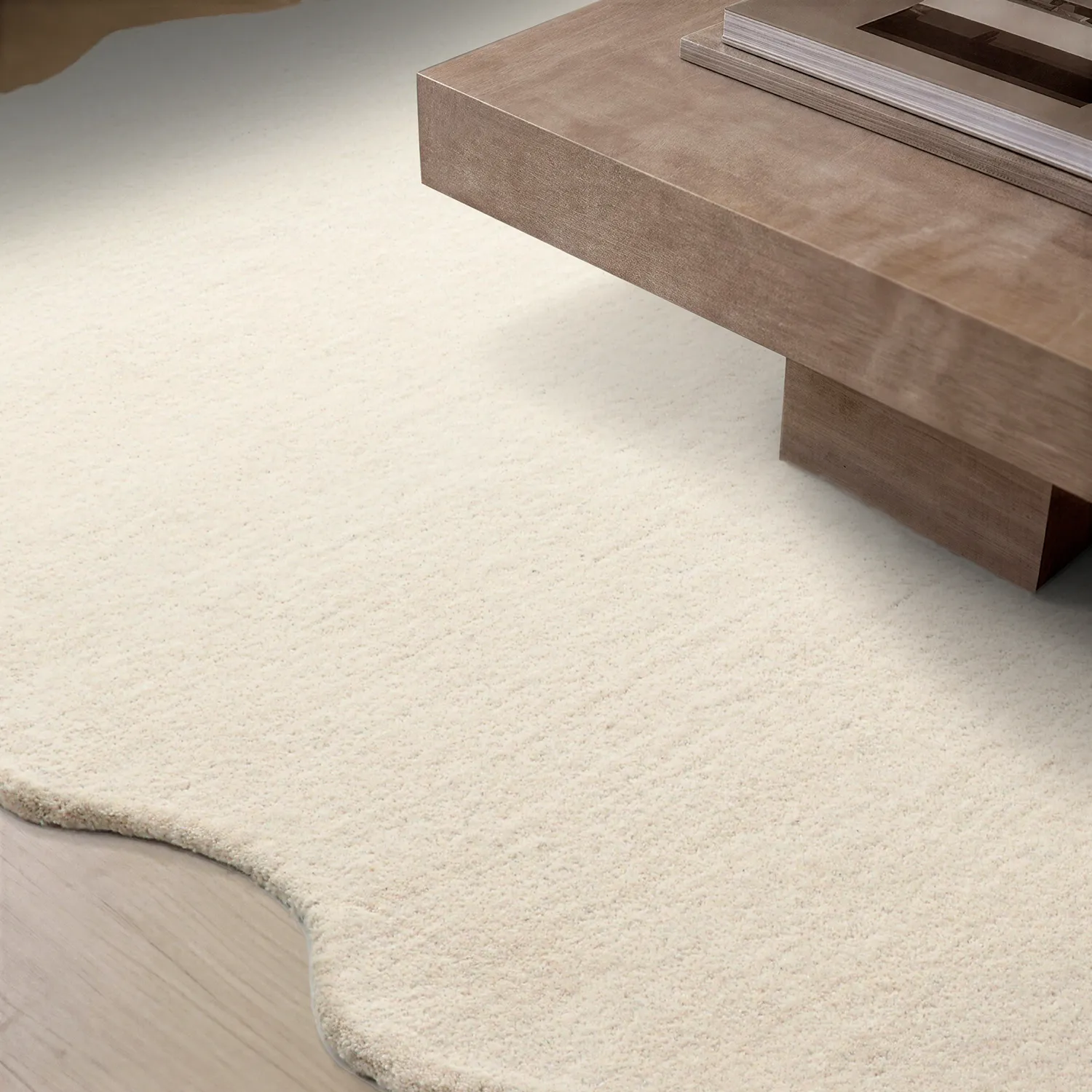 Golvend wollen tapijt - Diu Hand Tufted Wool Premium (room)