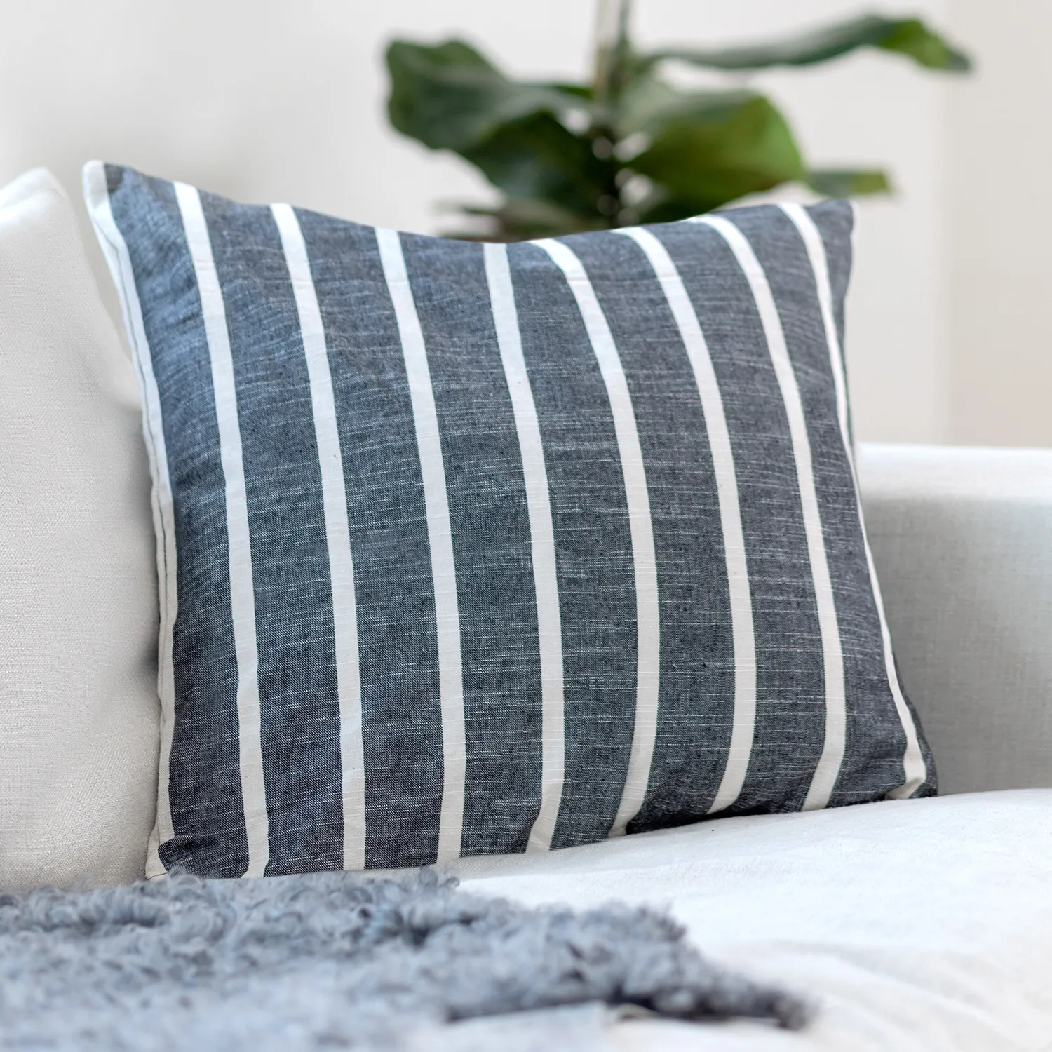 Kussensloop - Valentina (zwart)