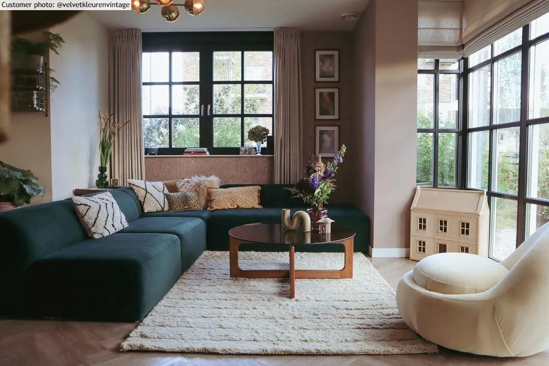 Wollen-vloerkleed - Delta (offwhite)