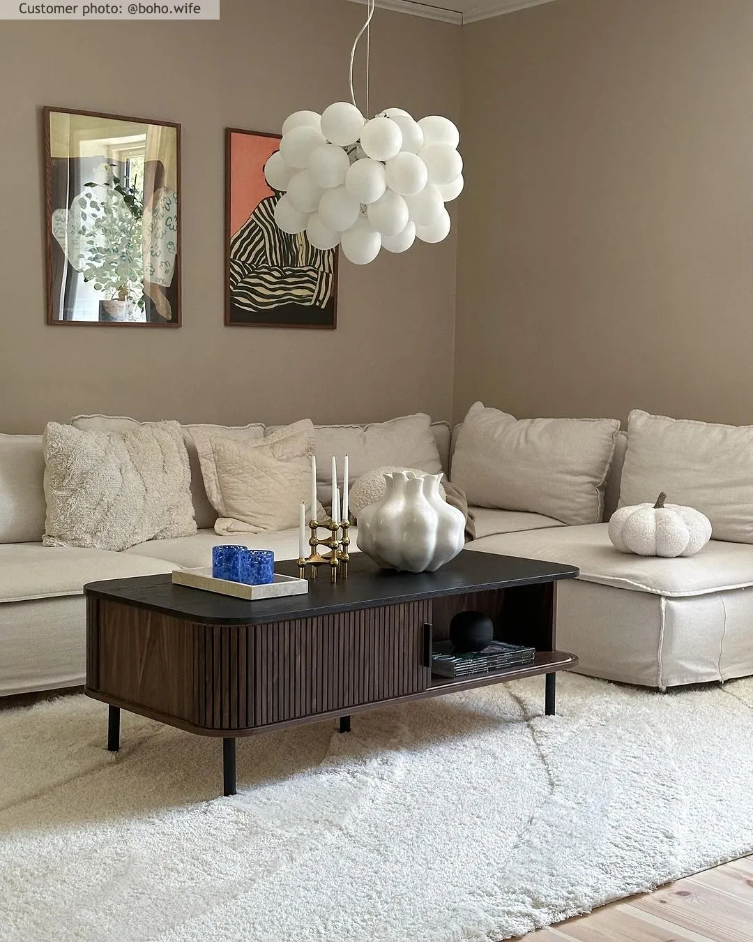 Hoogpolig vloerkleed - Vienne (offwhite)