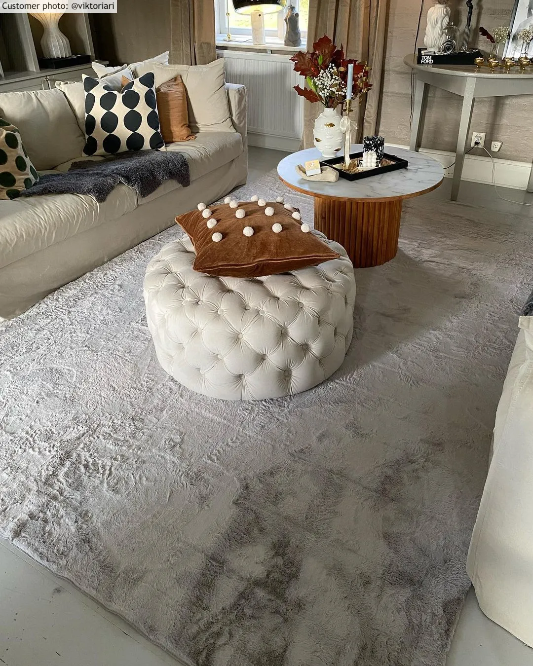 Hoogpolig vloerkleed - Aranga Super Soft Fur (grijs)