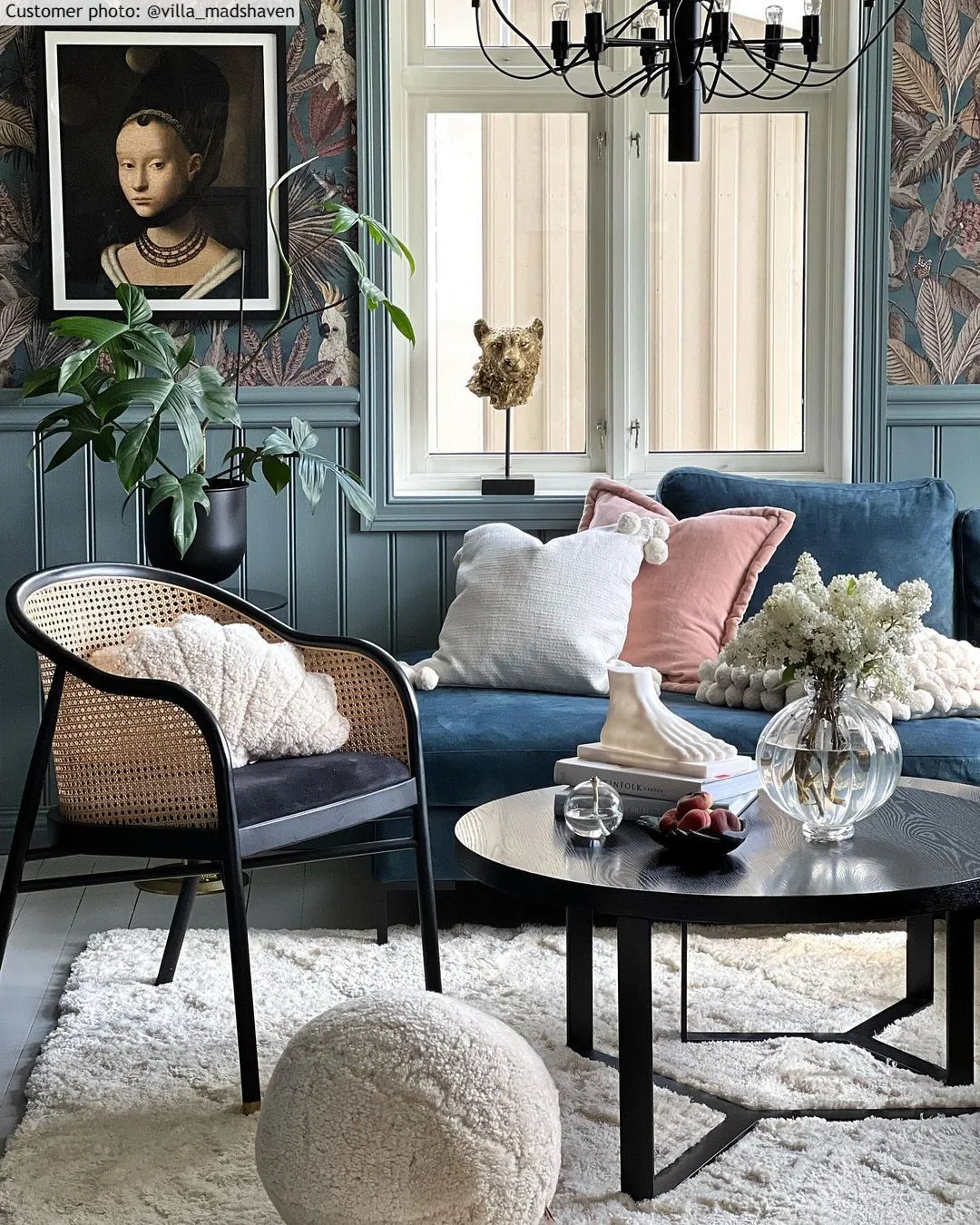 Hoogpolig vloerkleed - Rostock (offwhite)