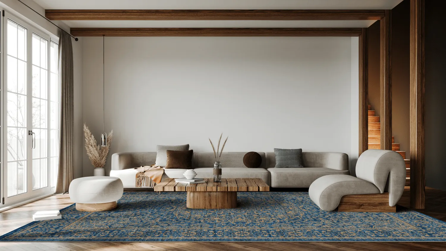 Wilton - Vinadio (blauw/goud)