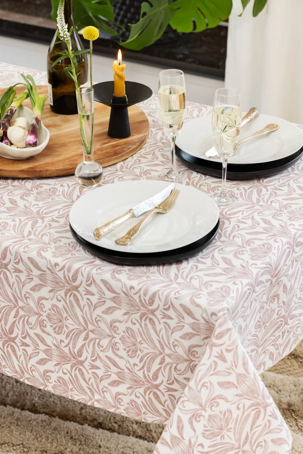 Katoenen tafelkleed - Viola (paars)