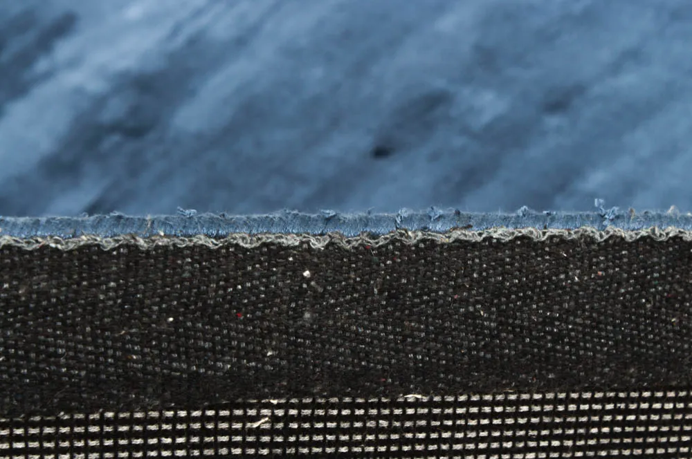 Viscose-vloerkleed - Jodhpur Special Luxury Edition (blauw)