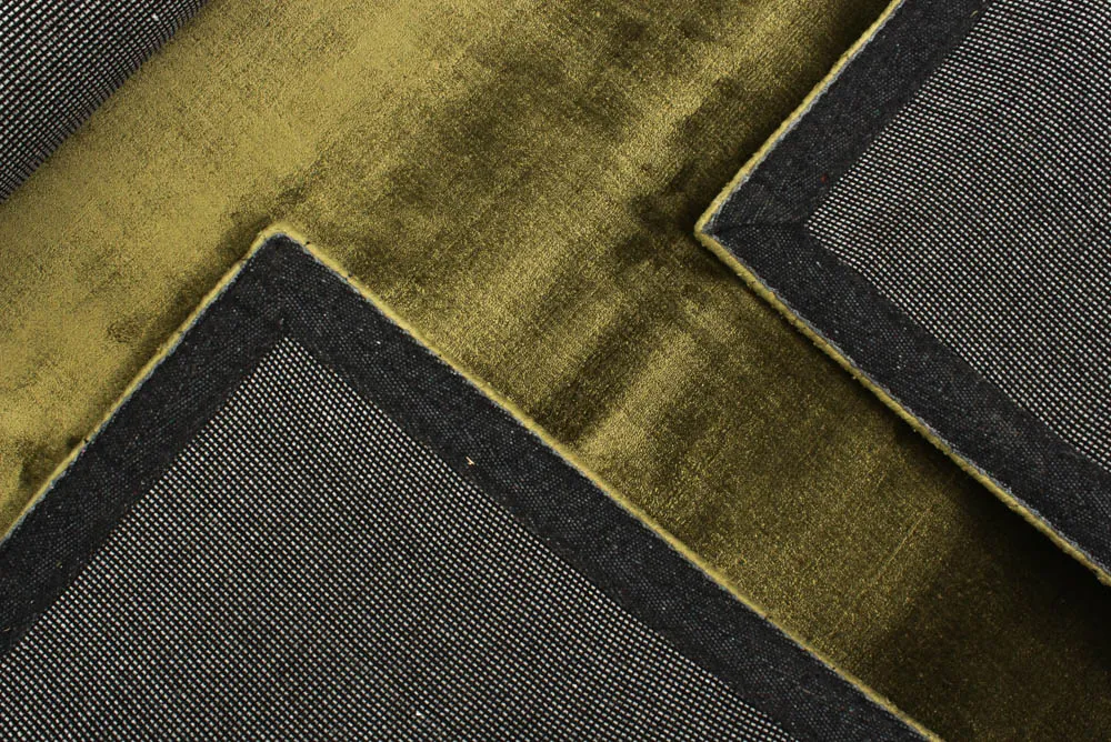 Viscose-vloerkleed - Jodhpur Special Luxury Edition (groen)