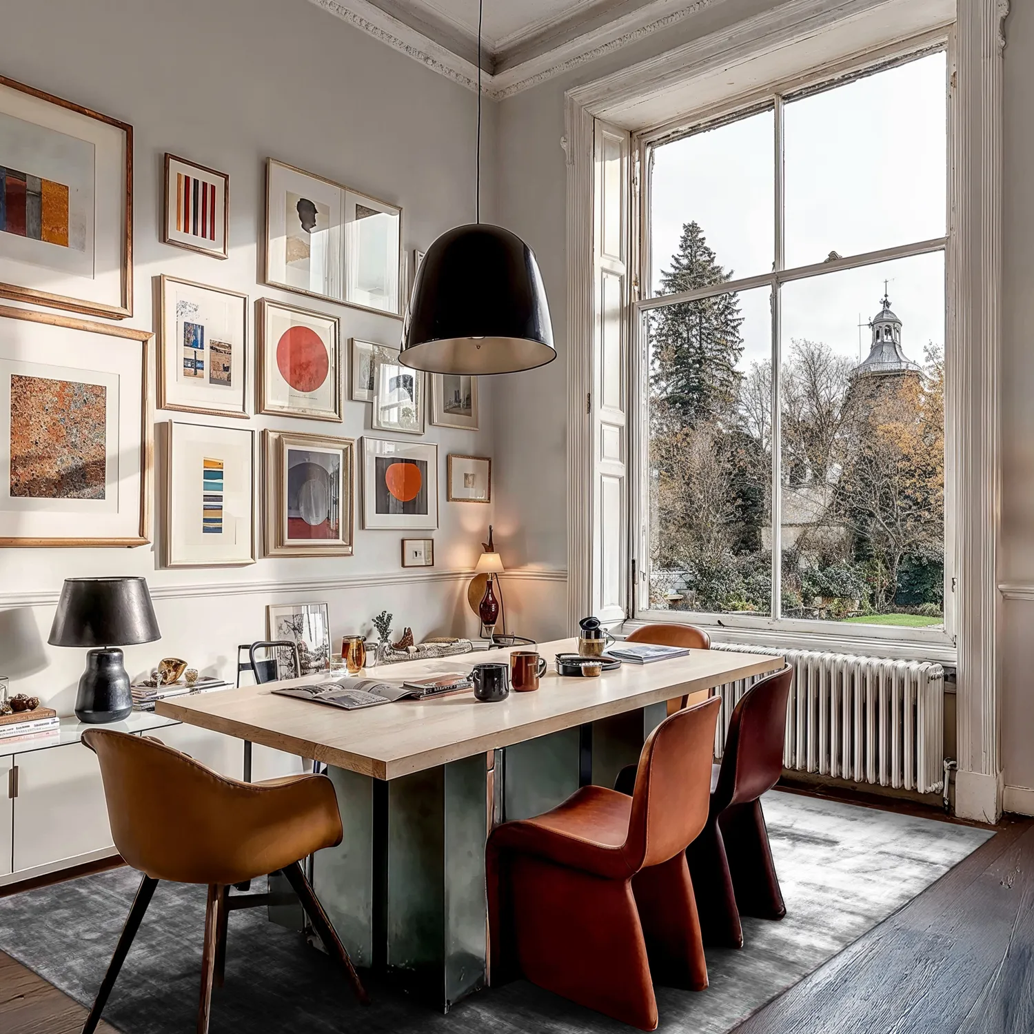 Viscose-vloerkleed - Jodhpur Special Luxury Edition (grijs)