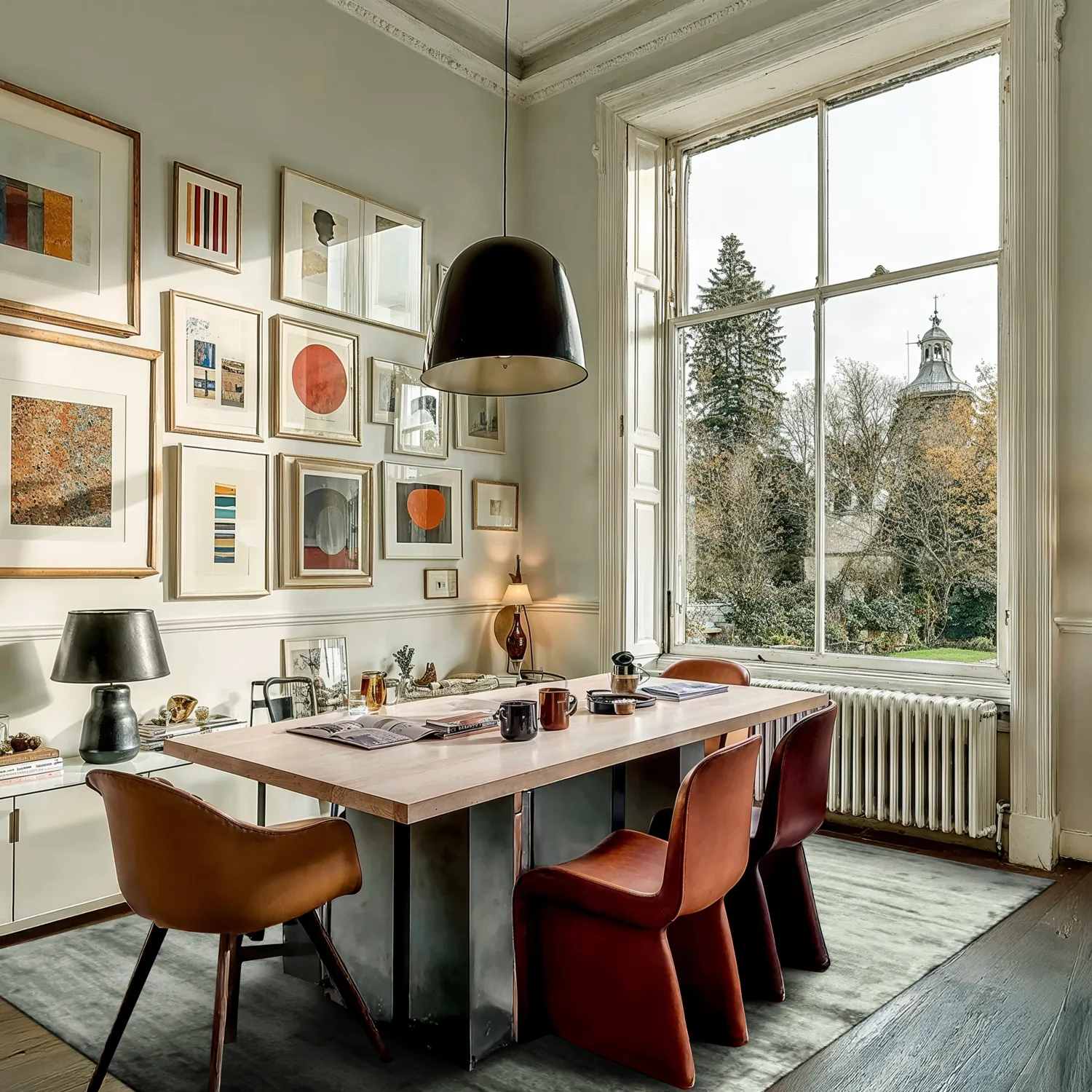 Viscose-vloerkleed - Jodhpur Special Luxury Edition (groen)