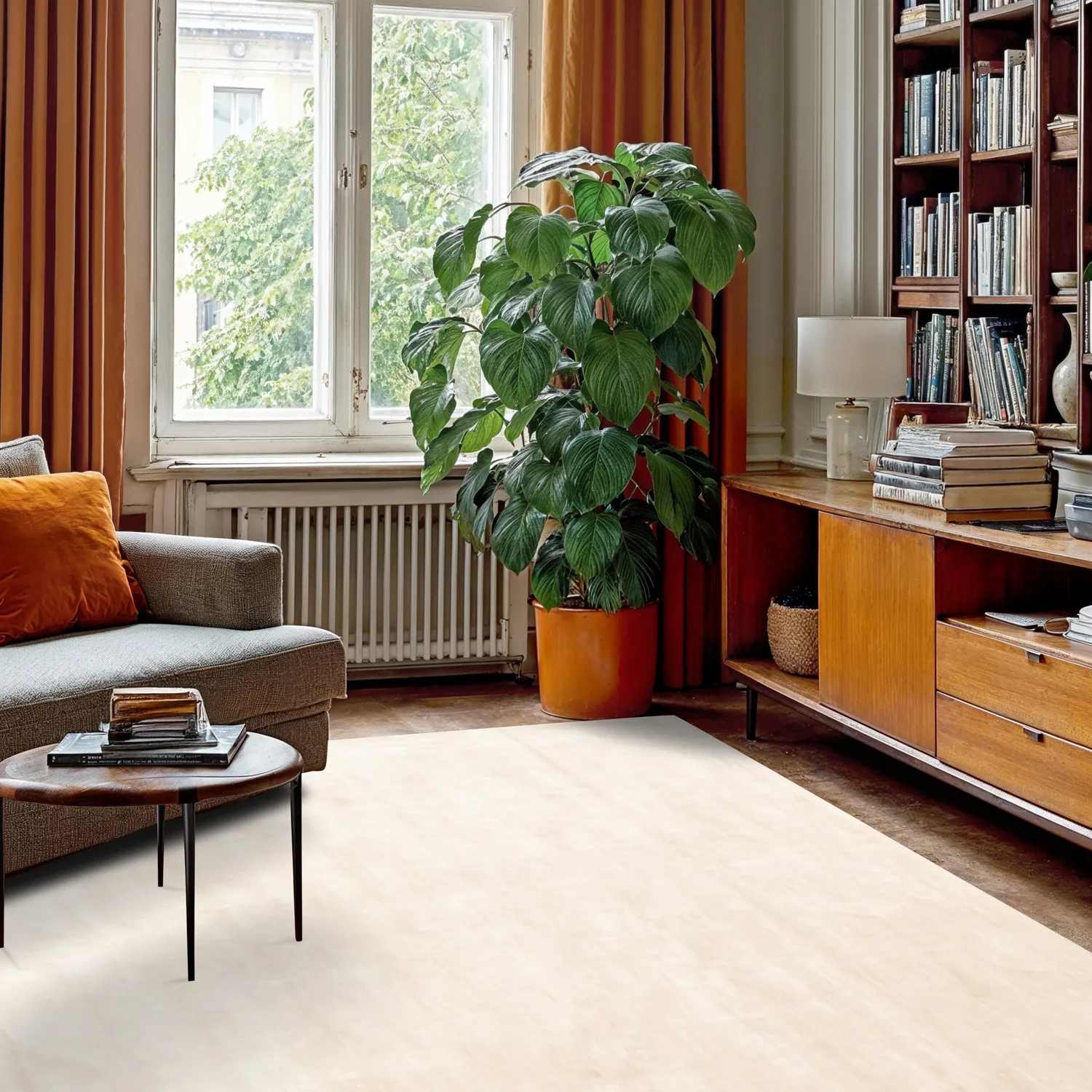 Viscose-vloerkleed - Jodhpur Special Luxury Edition (licht beige)