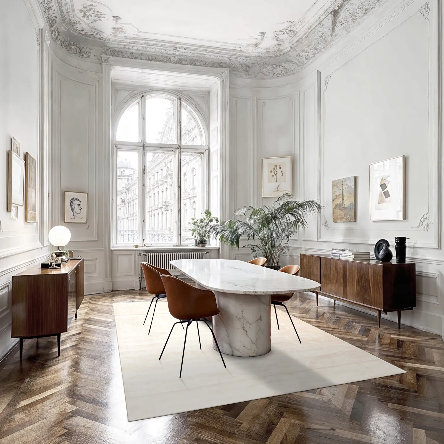 Viscose-vloerkleed - Jodhpur Special Luxury Edition (licht beige)