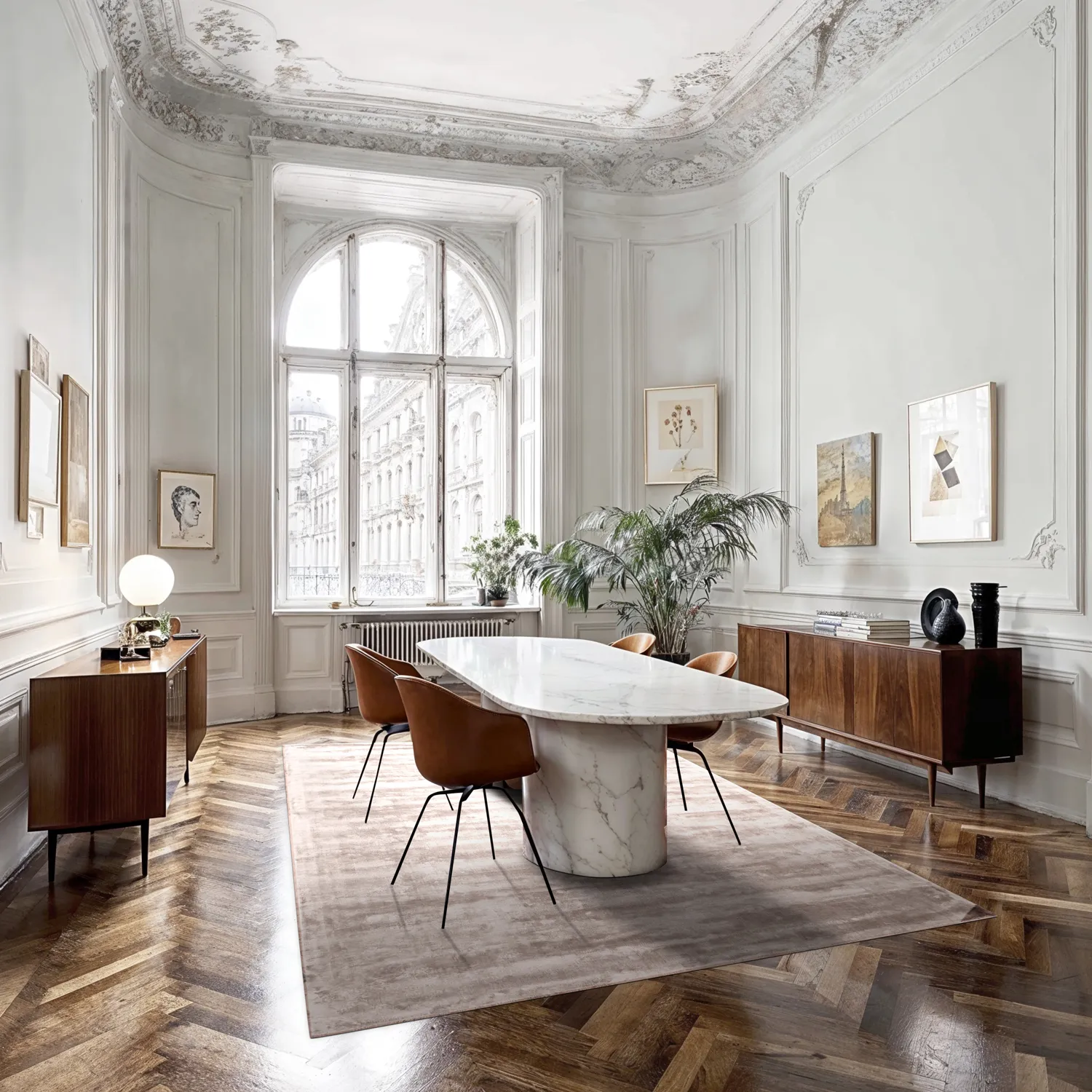 Viscose-vloerkleed - Jodhpur Special Luxury Edition (lichtgrijs/beige)