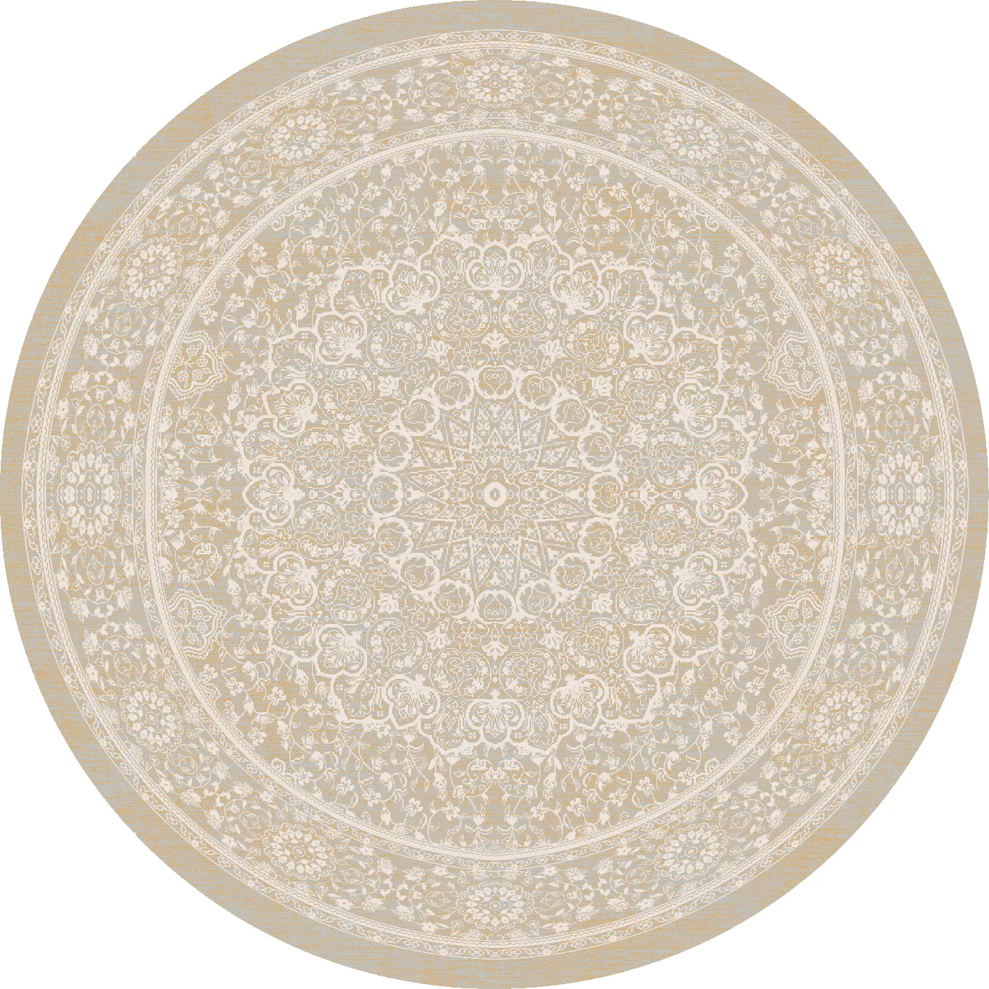 Ronde vloerkleden - Vivian (beige)