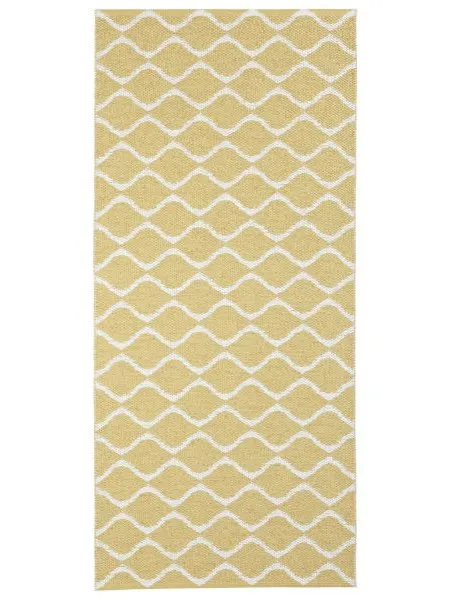 Plastic-kleden - Horredskleden Wave (geel)