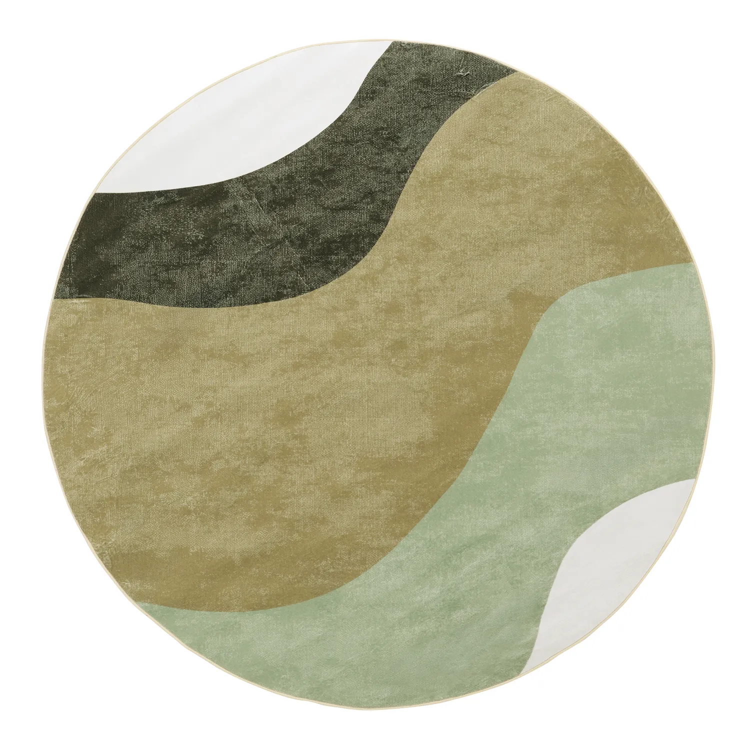 Rond vloerkleed - Barcelona (bruin)