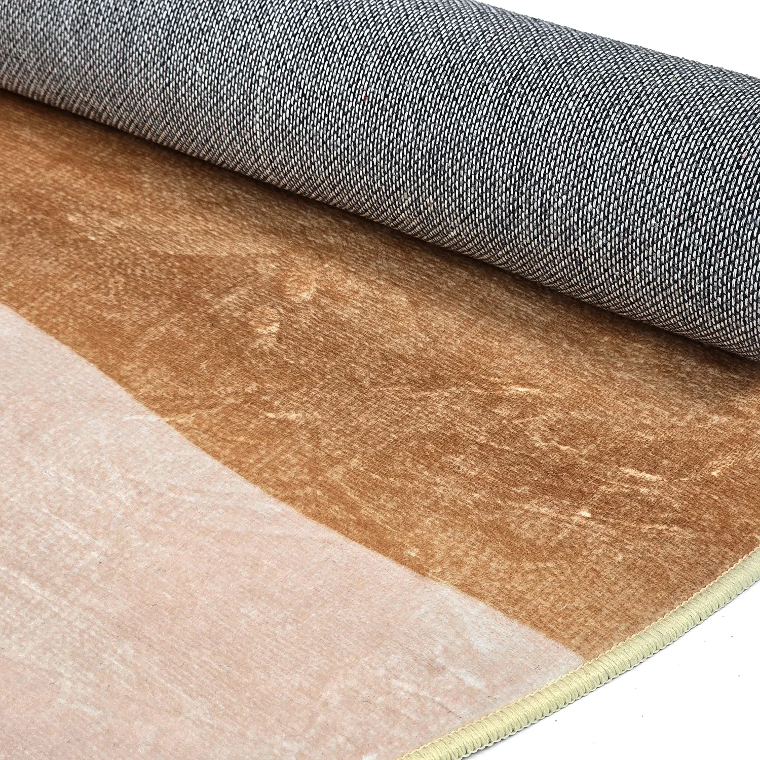 Rond vloerkleed - Barcelona (champagne)