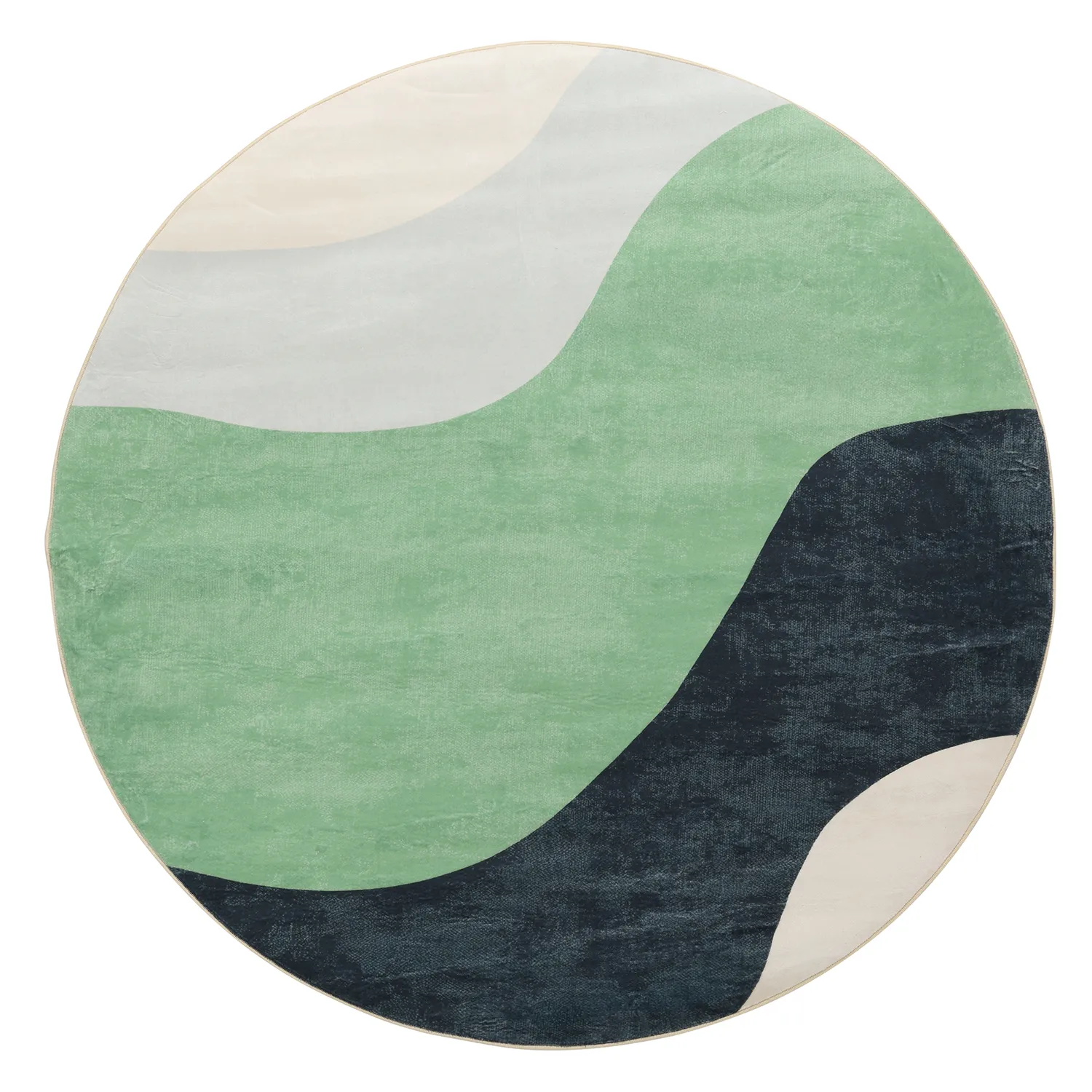 Rond vloerkleed - Barcelona (groente)